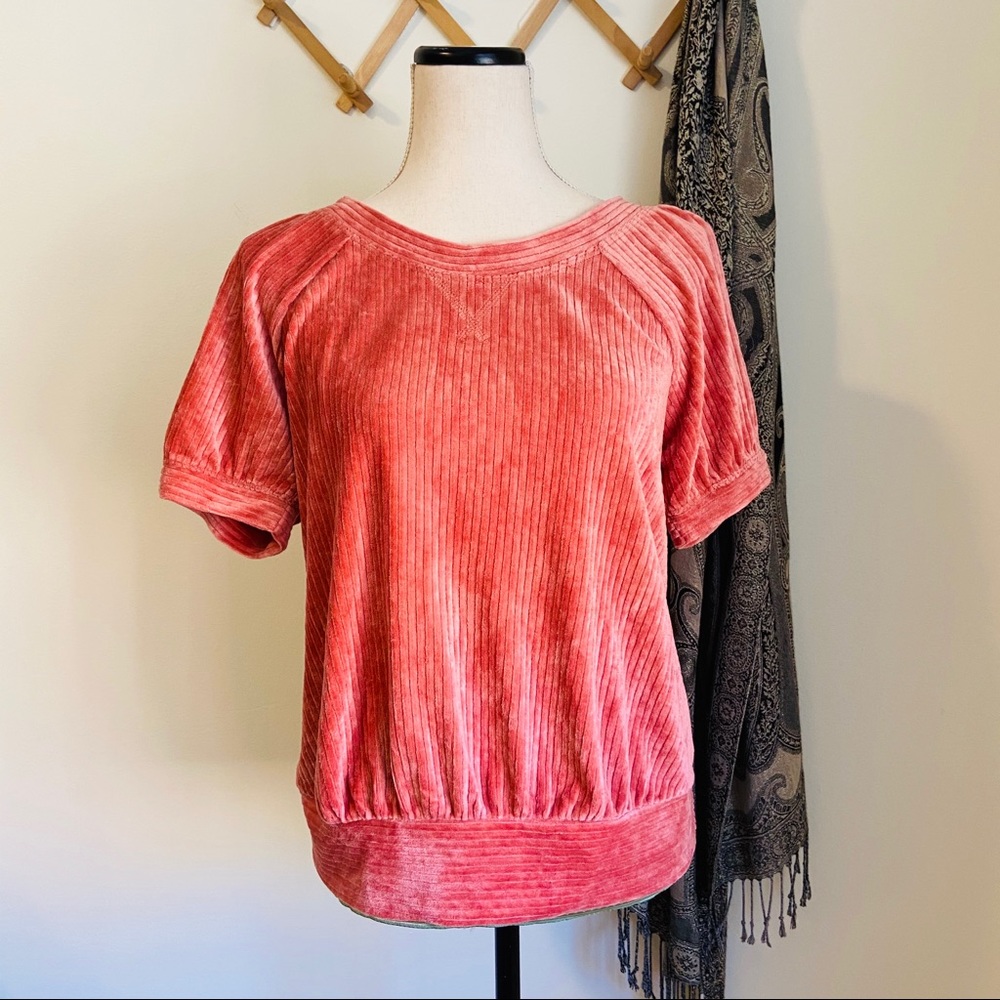 Saturday Sunday • Ribbed Velvet Top